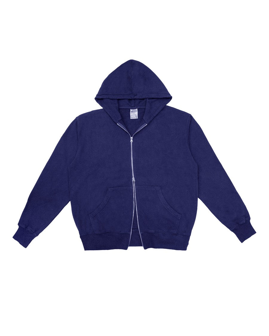 Hoodie de doble Zipper Garment Dye