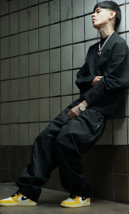 Terry  Garment Dye Long Sleeve