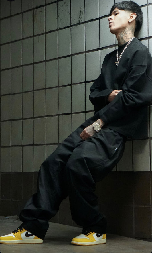 Terry  Garment Dye Long Sleeve