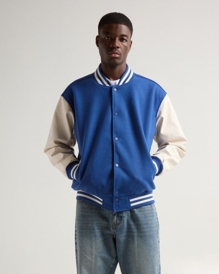 CHAQUETA LETTERMAN DE CUERO