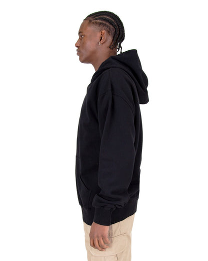 Hoodie de doble Zipper Garment Dye
